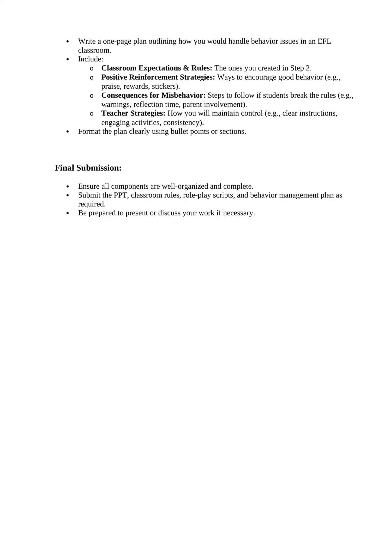 Strategies for Managing Classroom Behavior 2