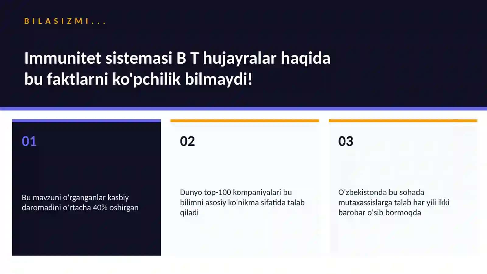 Immunitet sistemasi B T hujayralar 2