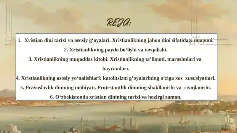 Xristianlikning Tarixi va Kelib Chiqishi 2