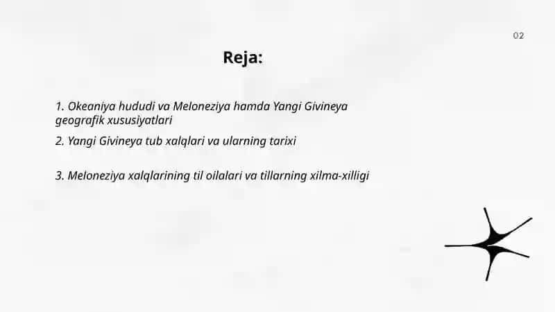 Okeaniya Meloneziya va Yangi Givineya xalqlari 2