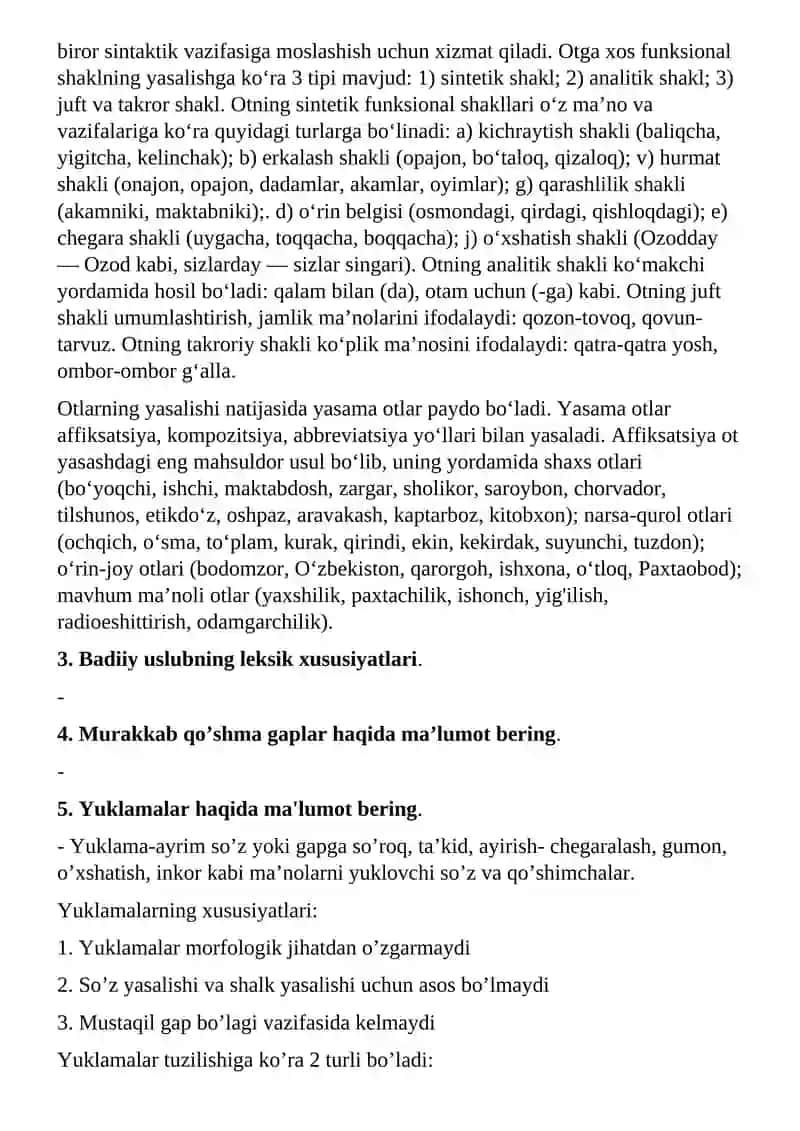 Tarixiy va sinxron derivatsiya 2