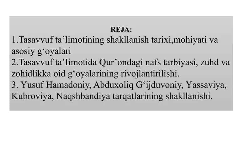 Tasavvuf ta’limotining Sharq madaniyatiga ta’siri 2