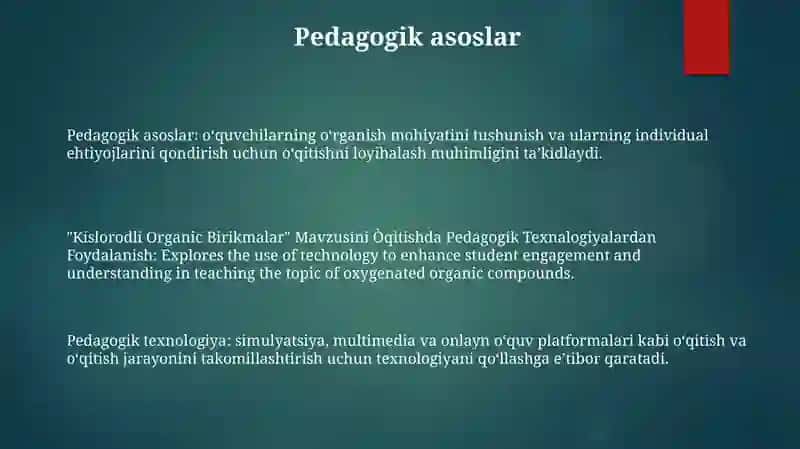 "Kislorodli Organic Birikmalar" 2