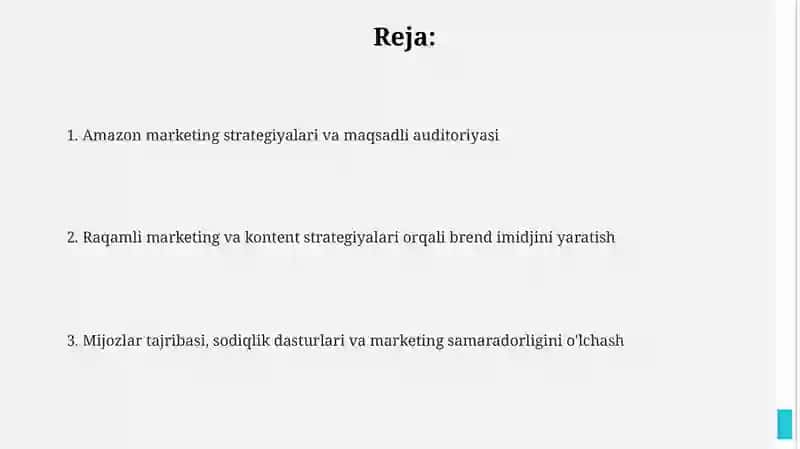 Amazon marketing strategiyalari 2