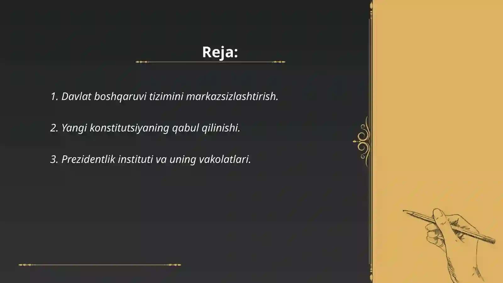 Davlat boshqaruvi tizimini markazsizlashtirish 2