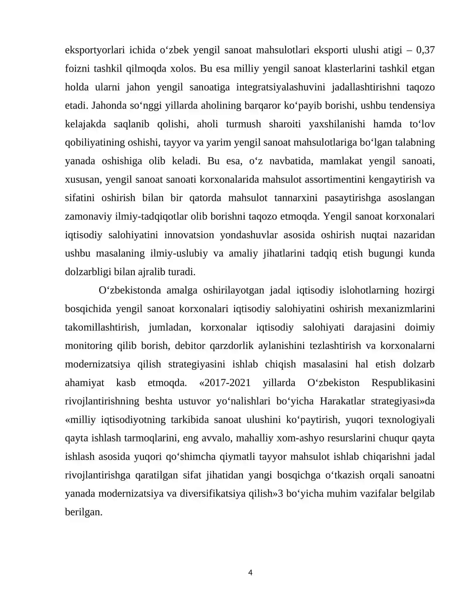 Yengil sanoat iqtisodiyoti 2