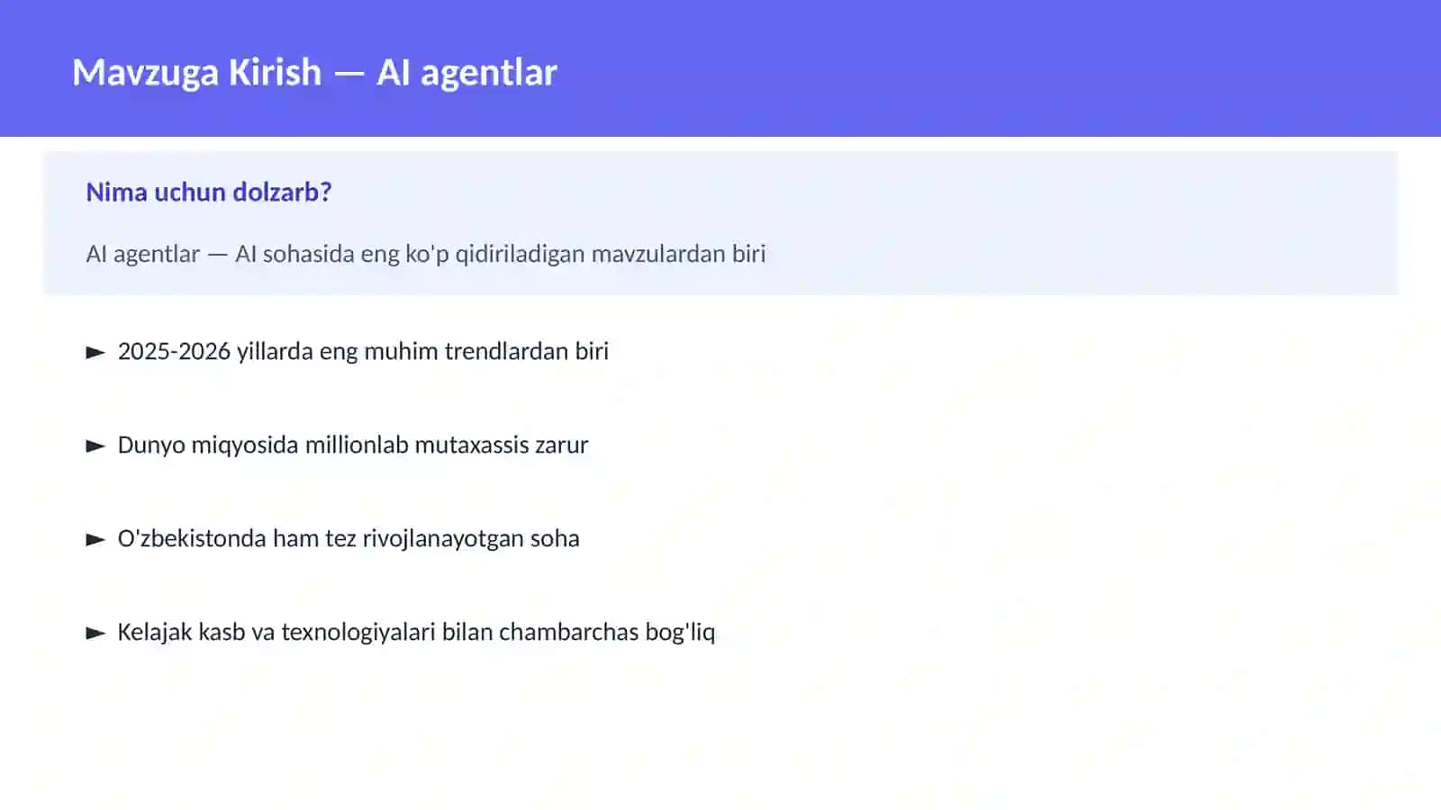 AI agentlar 2