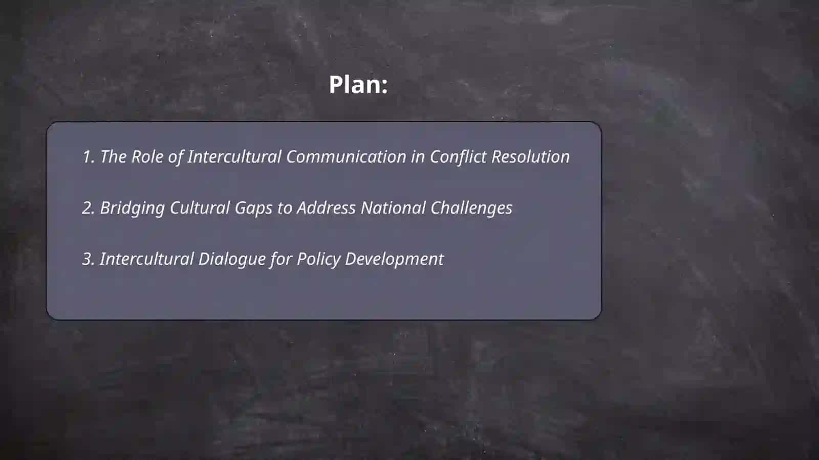 National problems: the importance of intercultural communication in solving them 2
