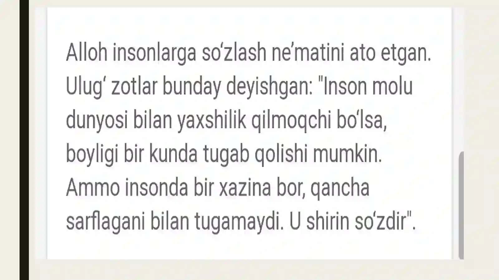 Xushfellilik, shirinsòlik va oqkòngillik 2