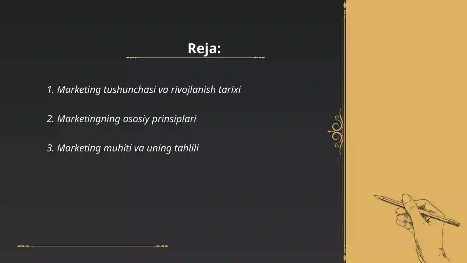 Marketing tushuchasi va marketing mohiyati 2