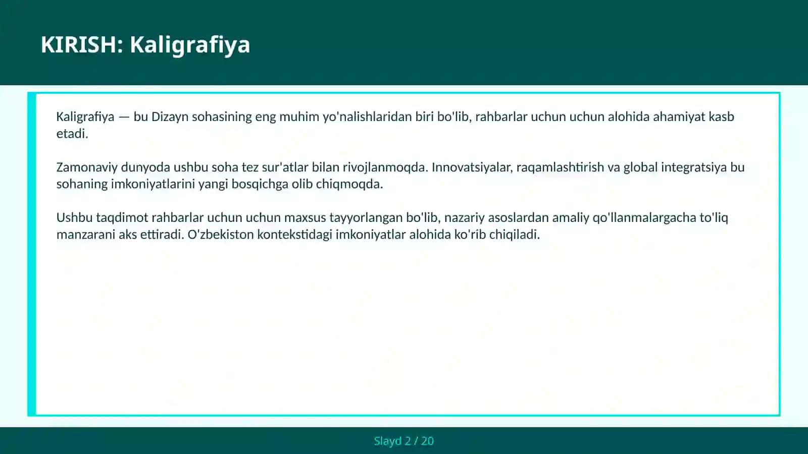 Kaligrafiya 2