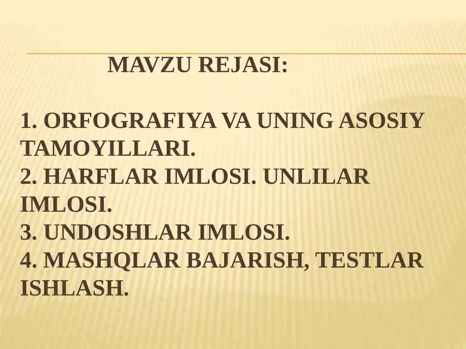 ORFOGRAFIYA (IMLO) VA UNING QOIDALARI 2