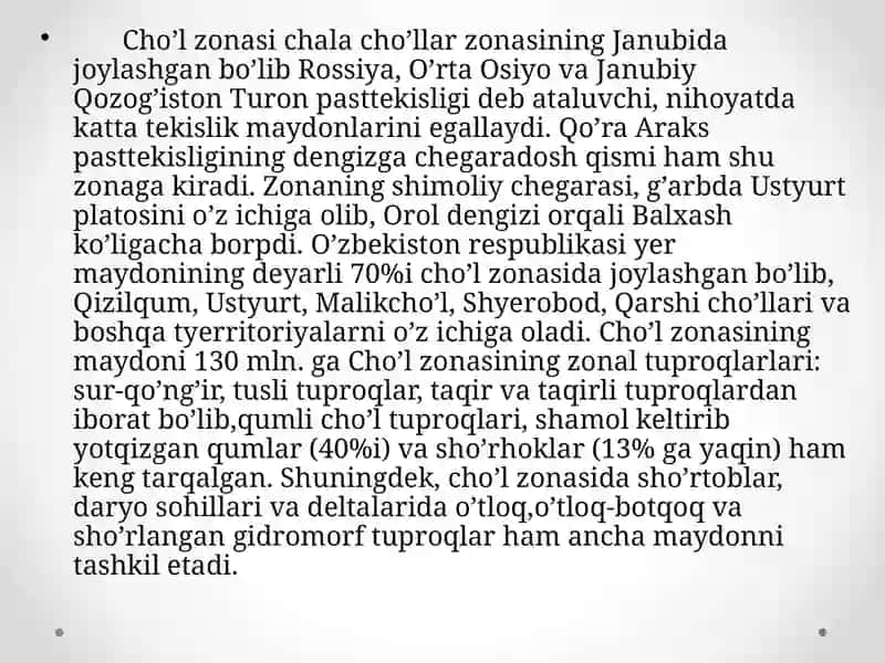 Quruqdasht zonasining tuproqlari 2