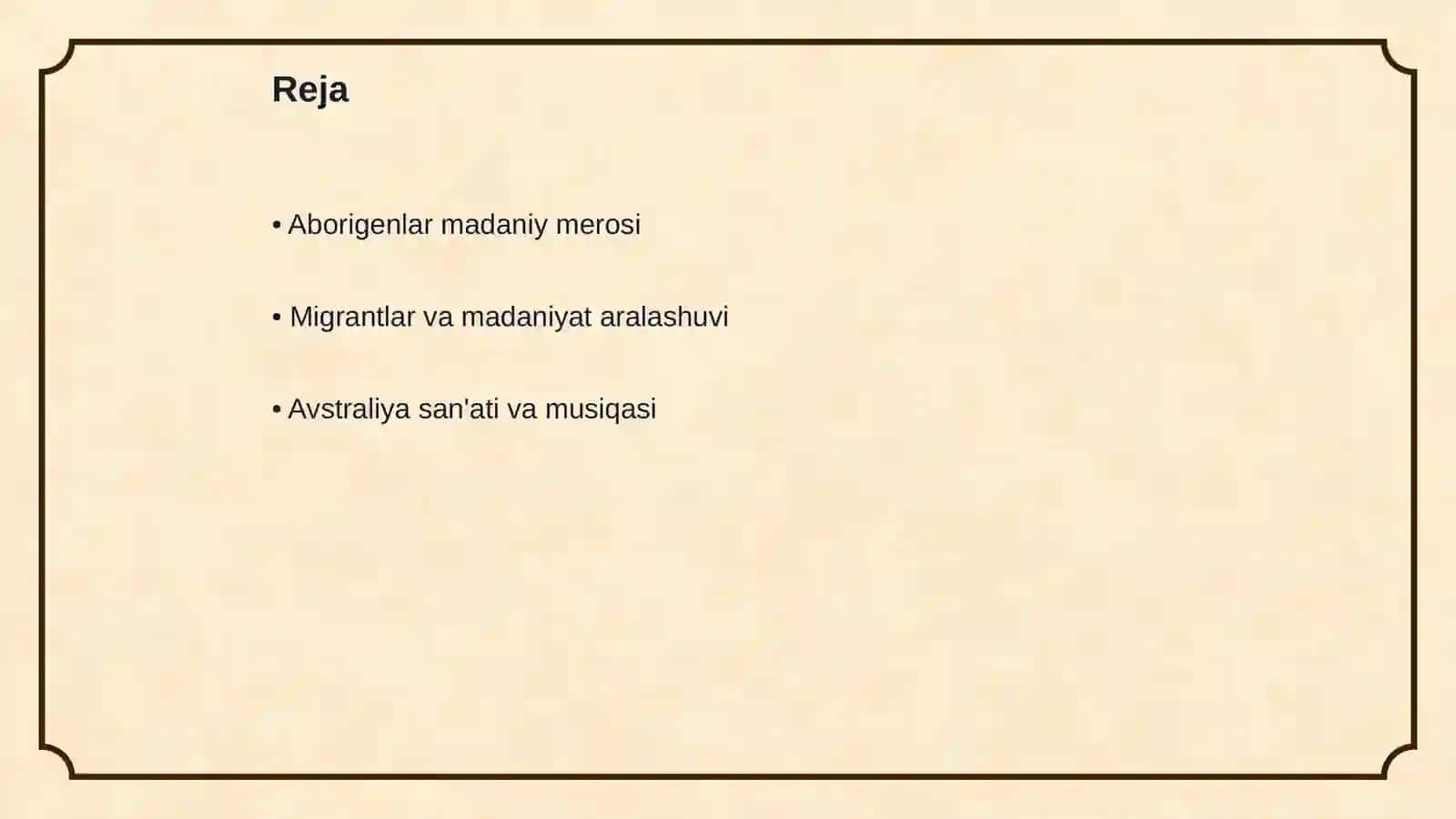 Avstraliya xalqlari madaniyati 2