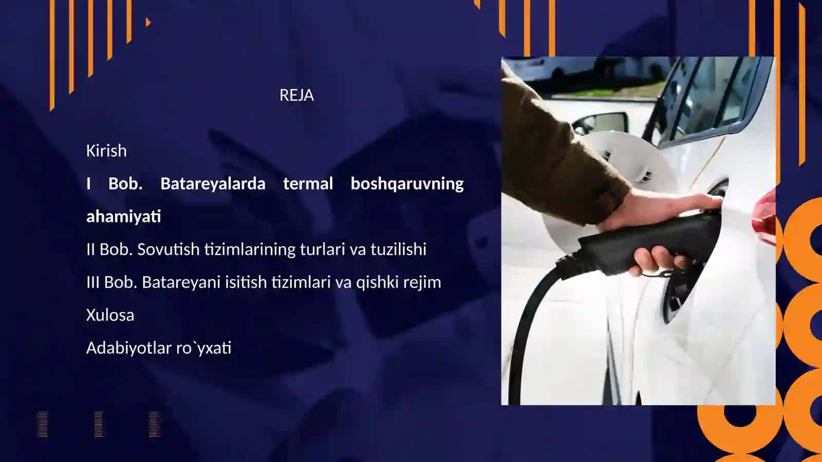 Elektromobil batareyalarini sovutish va isitish tizimlari 2