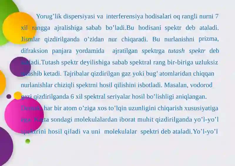 Spektral tahlil 2