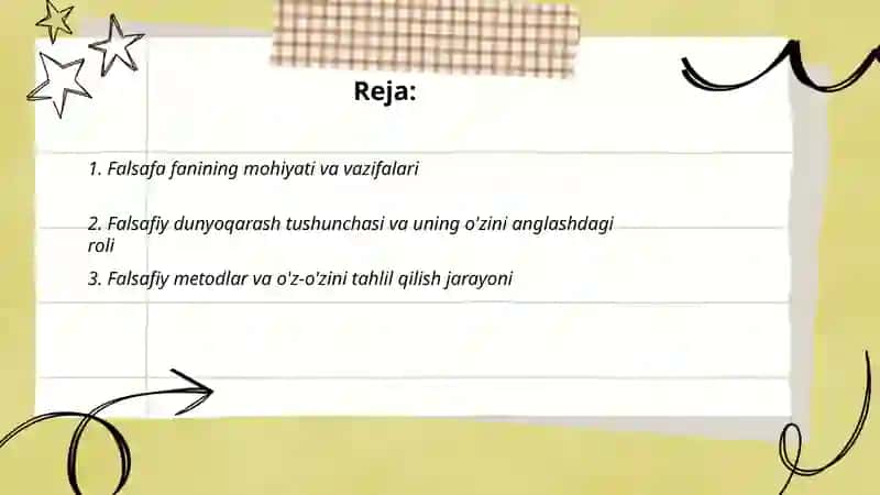 Falsafa fani 2