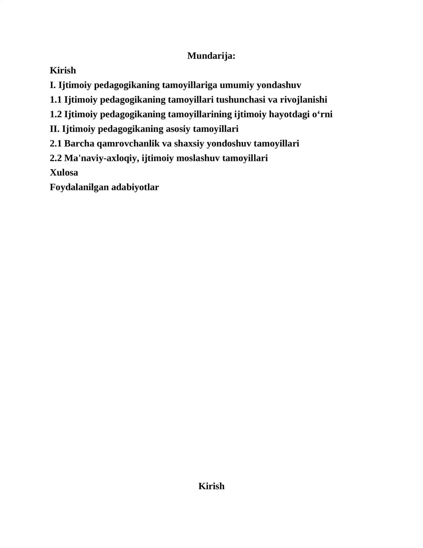 Ijtimoiy pedagogik tamoyillarning mazmun-mohiyati 2