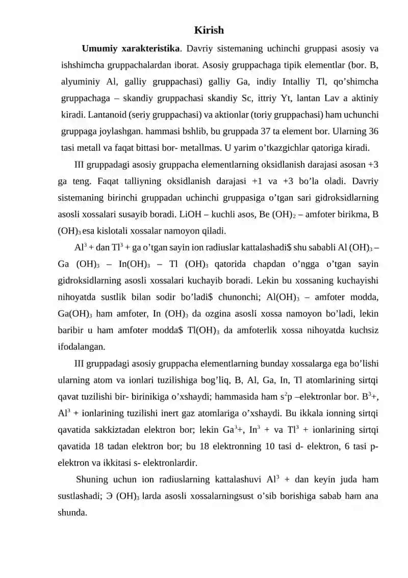 3-Gruppa elementlariga umumiy xarakteristika 2