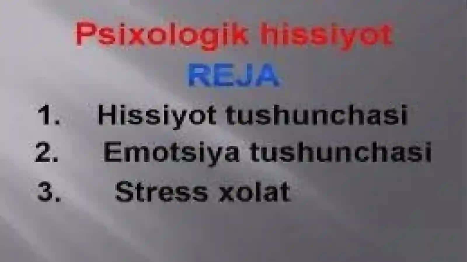 Hissiyotning psixologik tarifi 2
