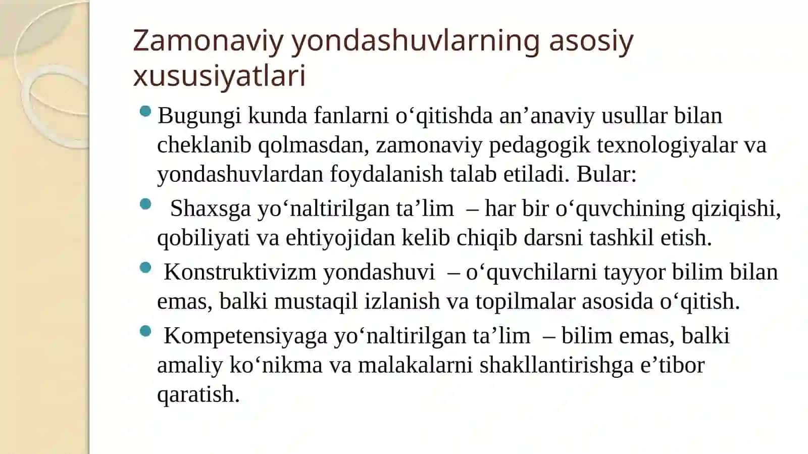 Fannio‘qitishda zamonaviy yondashuvlarvailg‘or xorijiy tajribalar 2