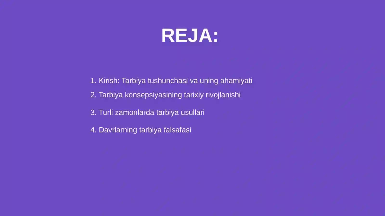 Tarbiya konsepsiyalari 2
