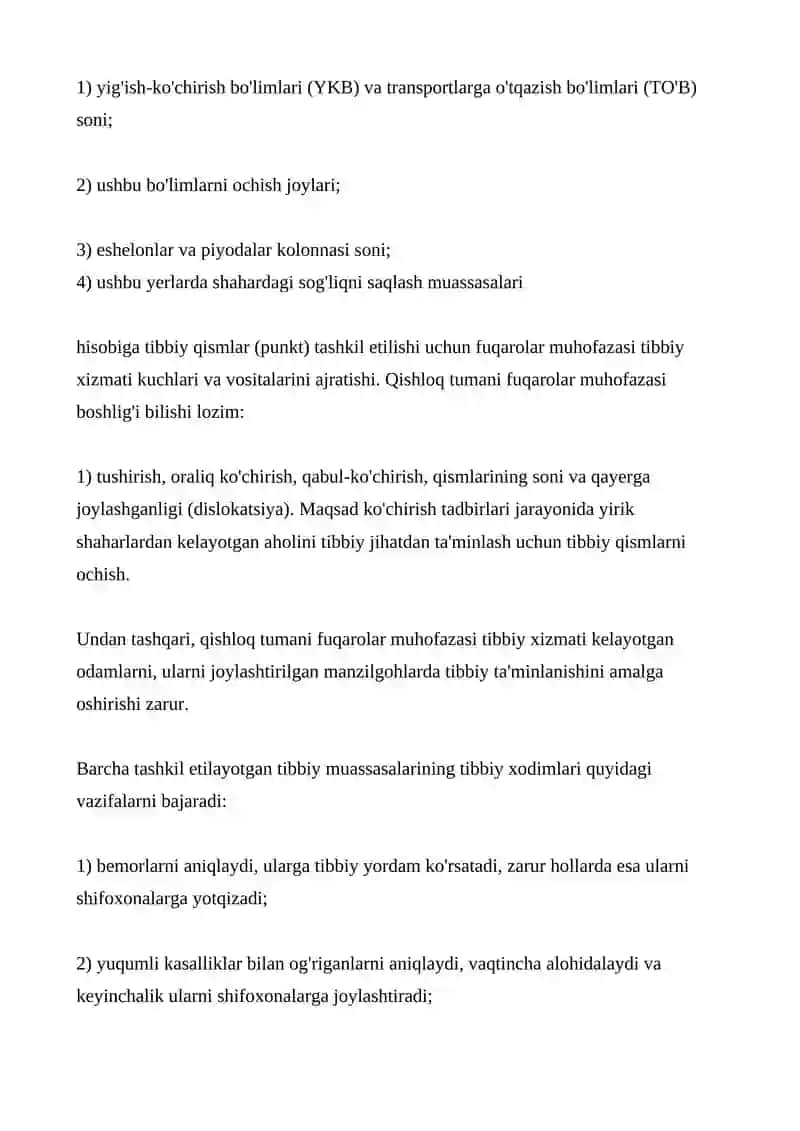 Fuqarolar muhofazasi tibbiy xizmati 2