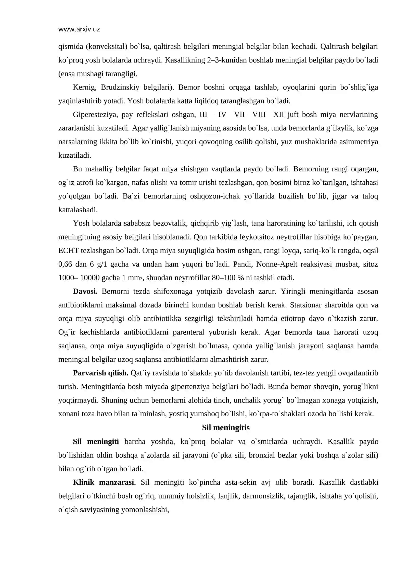 Markaziy asab tizimining yuqumli kasalliklari meningitlar 2