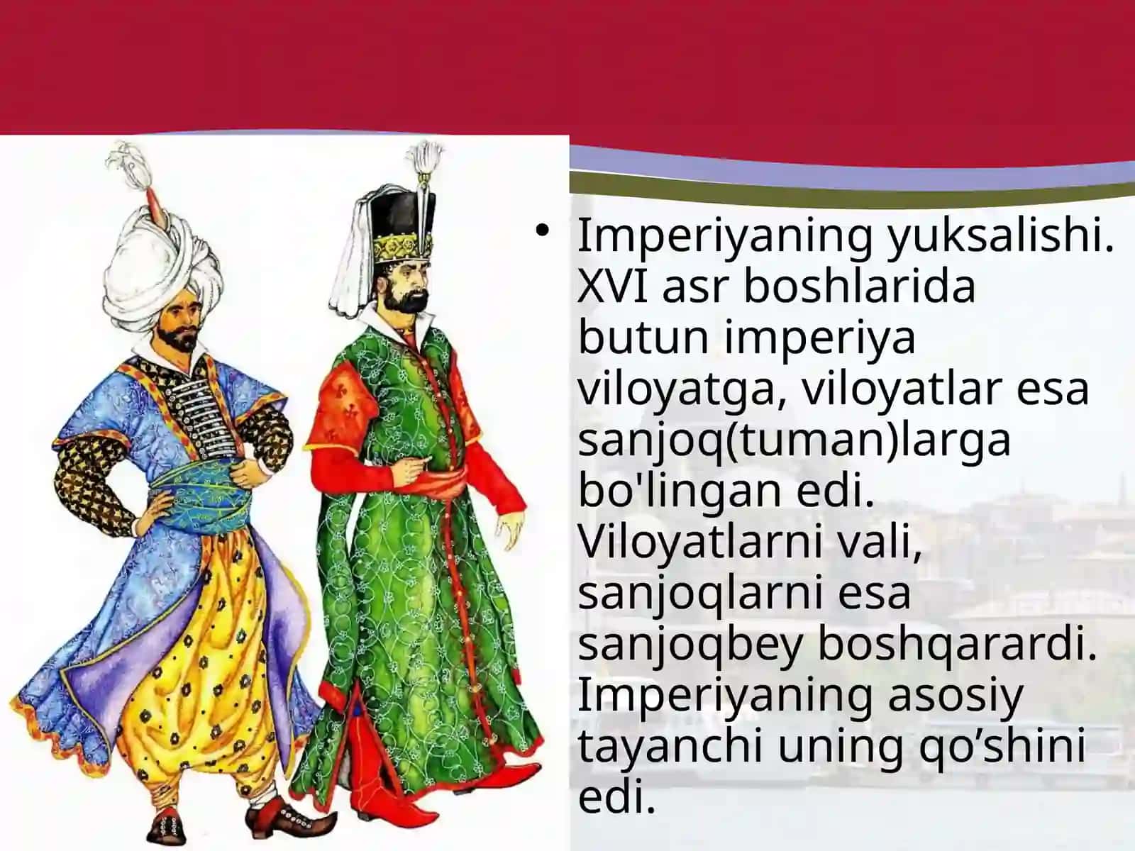 Usmoniylar imperiyasi (Turkiya) 2