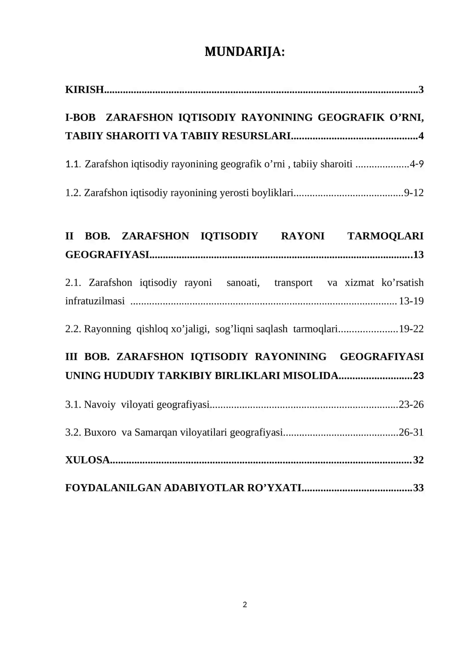 ZARAFSHON  IQTISOFIY RAYONI GEOGRAFIYASI 2