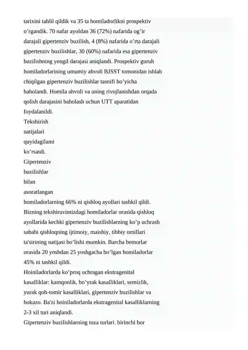 Gipertenziv buzilishlar 2