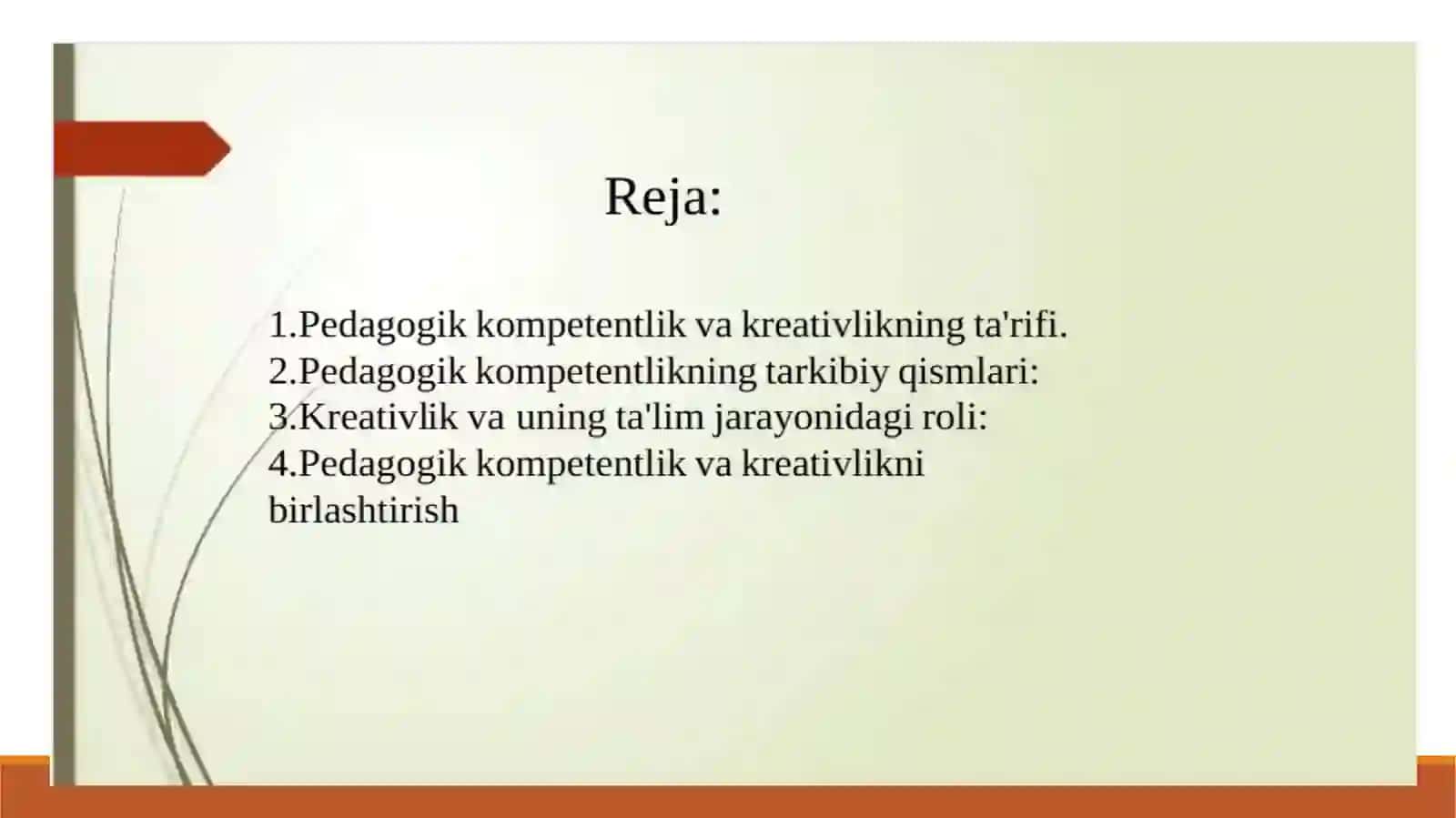 Pedagogik Kompetentlik va Kreativlik 2
