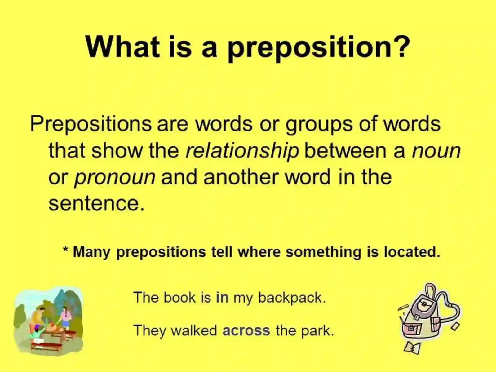The preposition 2