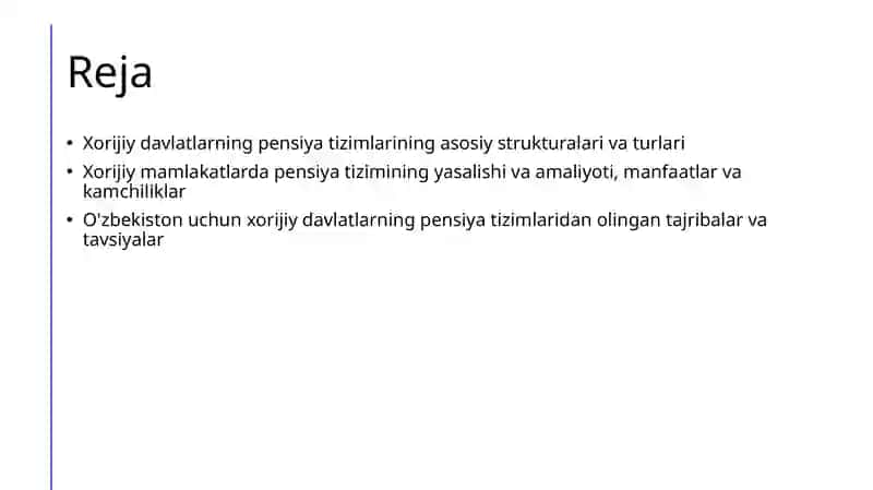 Xorijiy davlatlar pensiya tizimi 2