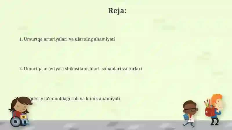 Umurtqa arteriyalar iskachlanishlari 2