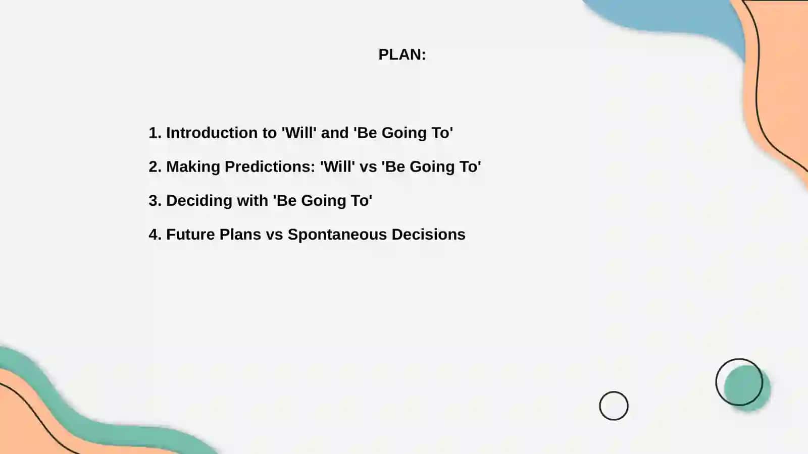 Understanding Future Tenses: 'Will' and 'Be Going To' 2