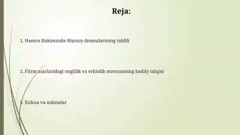 Fitratning erk va ozodlik mavzuyiming badiiy talqini 2