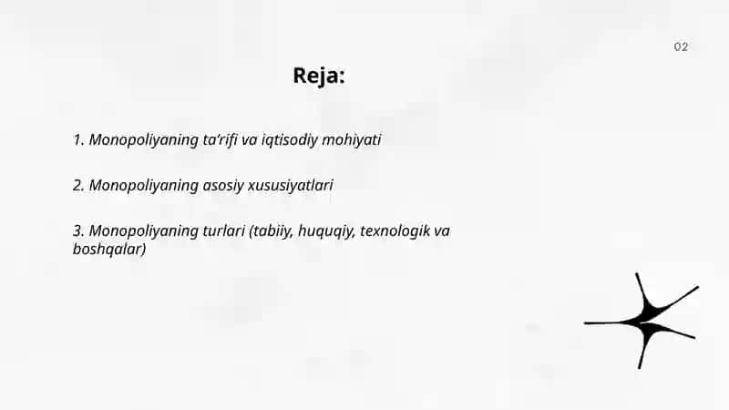 Monopoliyaning iqtisodiy asoslari 2