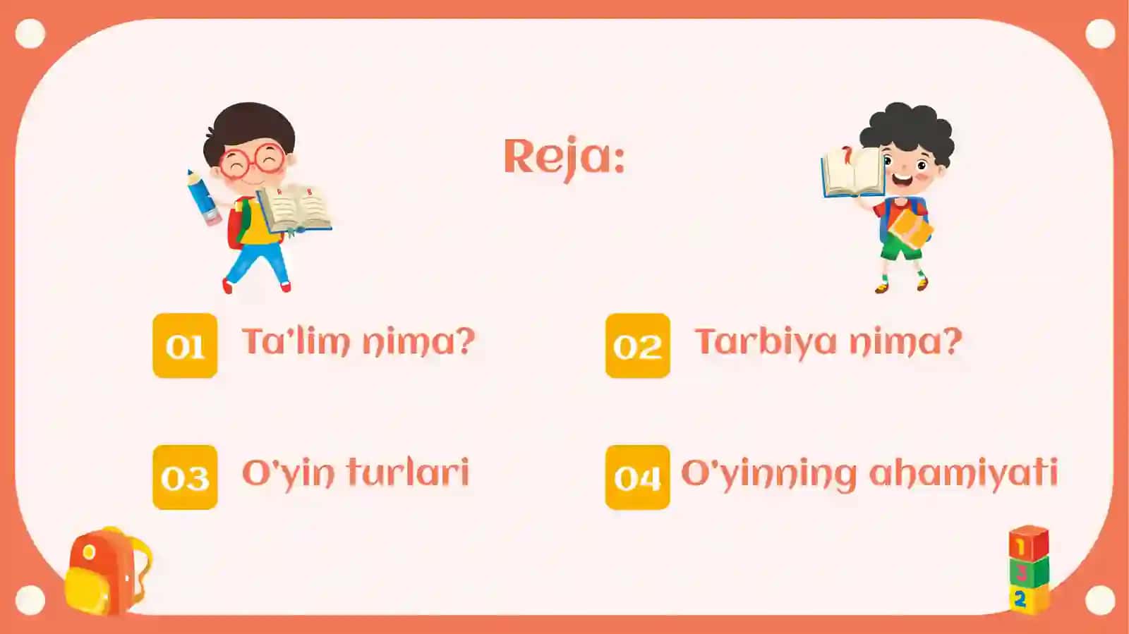Ta’lim va tarbiya  jarayonida o’yin texnologiyalari 2