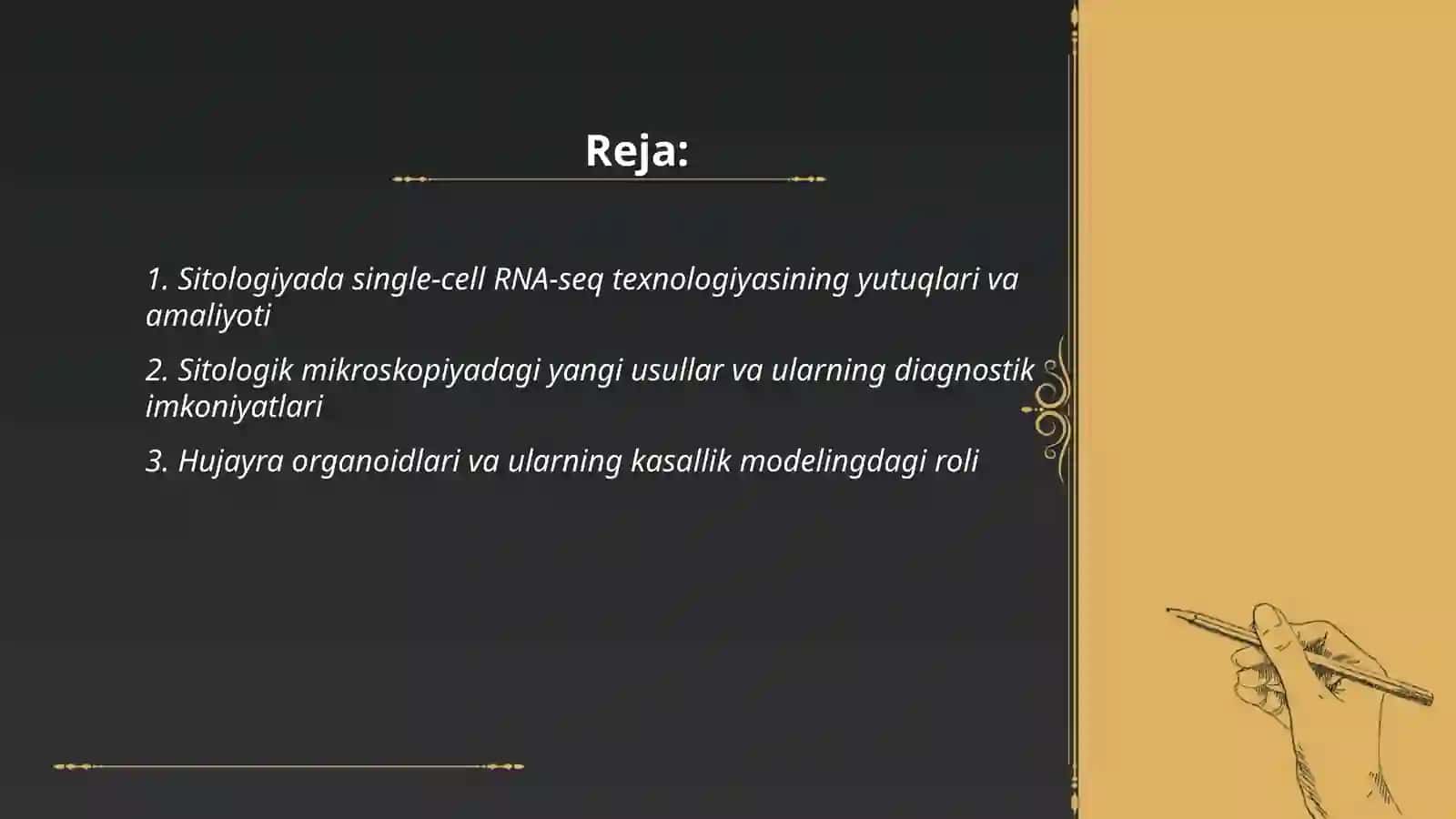 Single-cell RNA-seq texnologiyasi 2