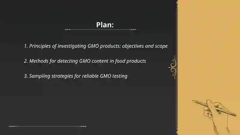 Investigating GMO products: A practical Approach to ethical awarness 2