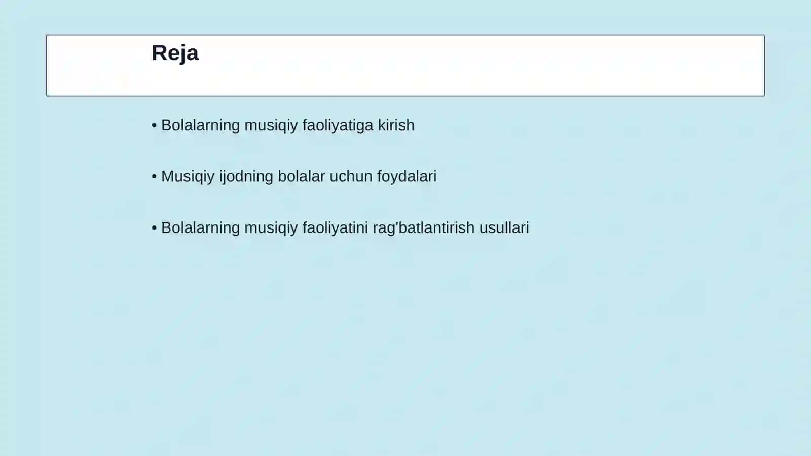 Bolalarning mustaqil musiqiy faoliyati 2