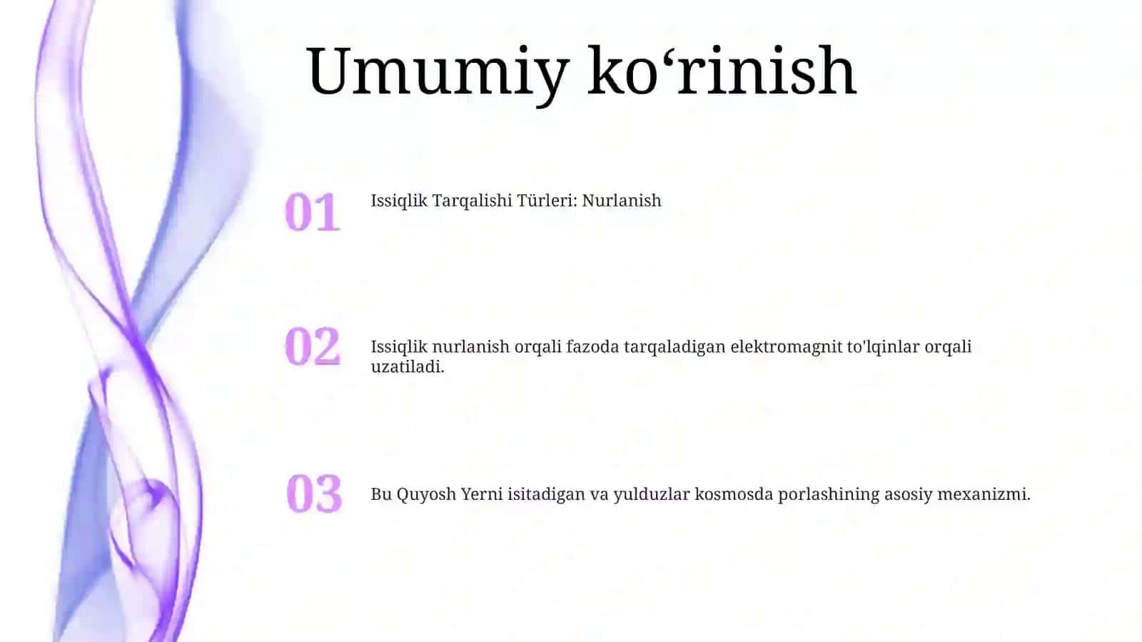Issiqlikni Nurlanish Usulida Tarqalishi 2
