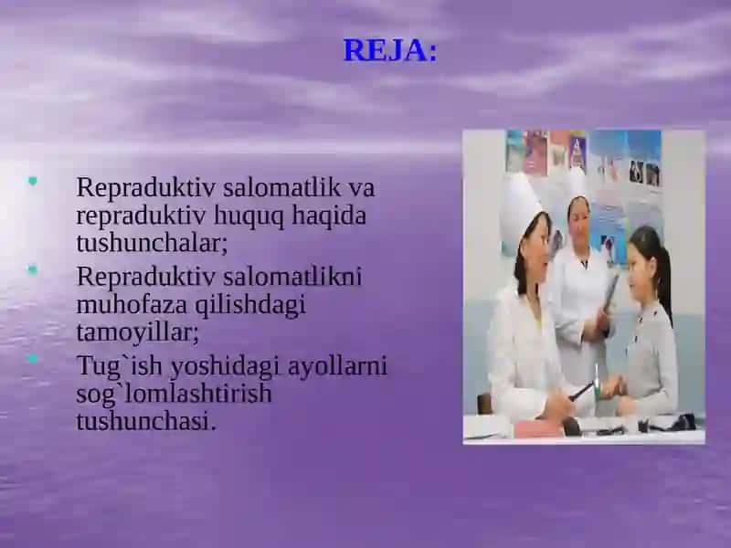 Reproduktiv salomatlik 2