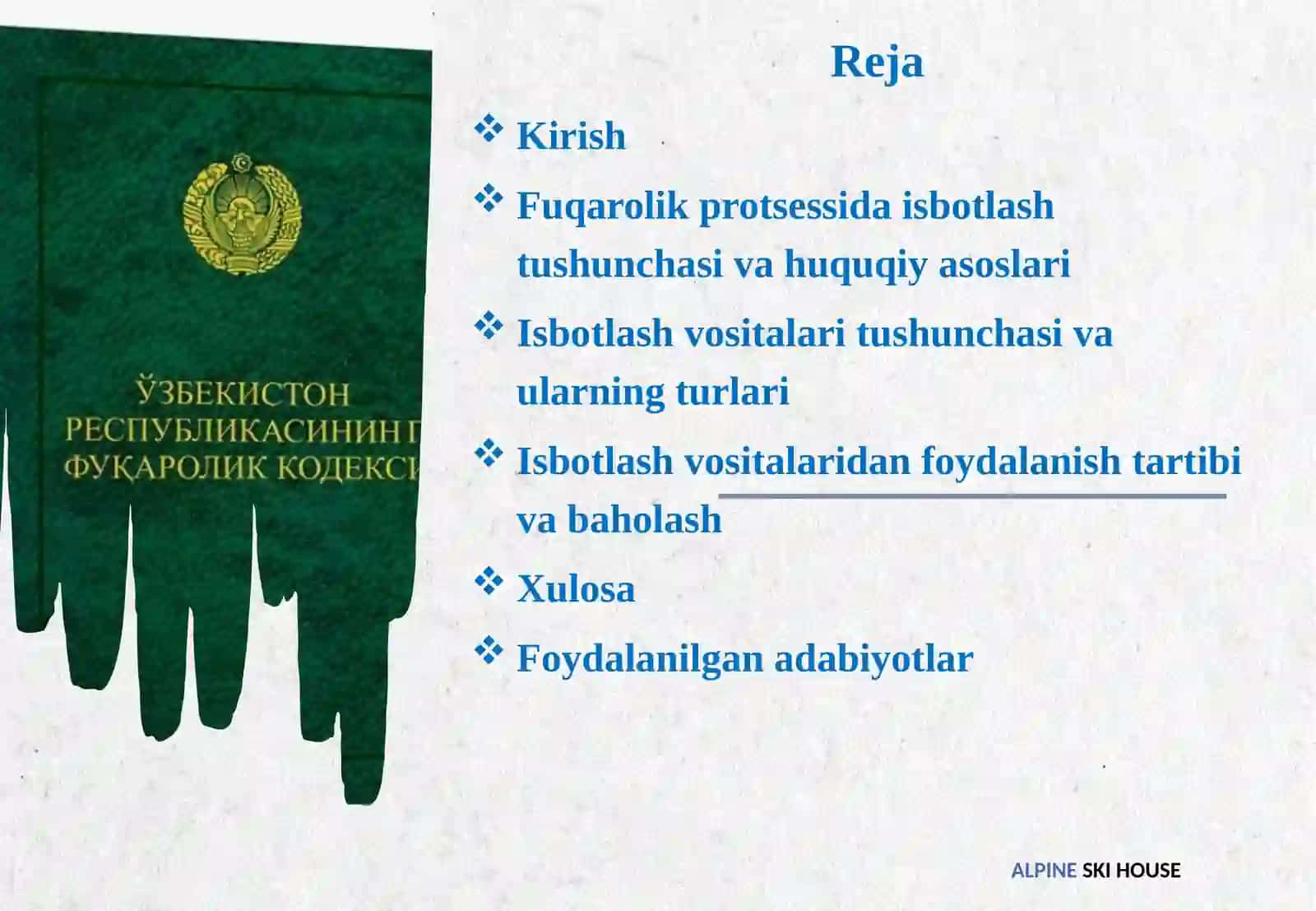 Isbotlash Vositalari va ularning Turlari 2