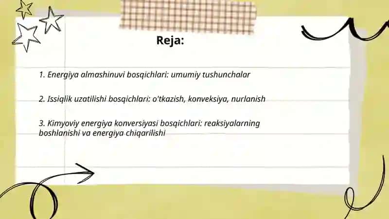 Energiya almashinuvinging bosqichlari 2