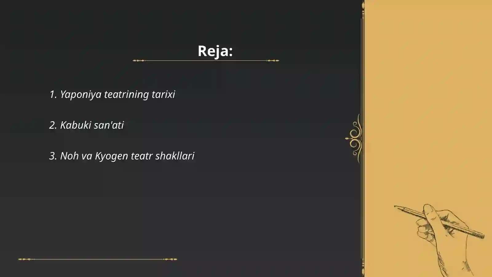 Yaponyada sahna san'ati 2