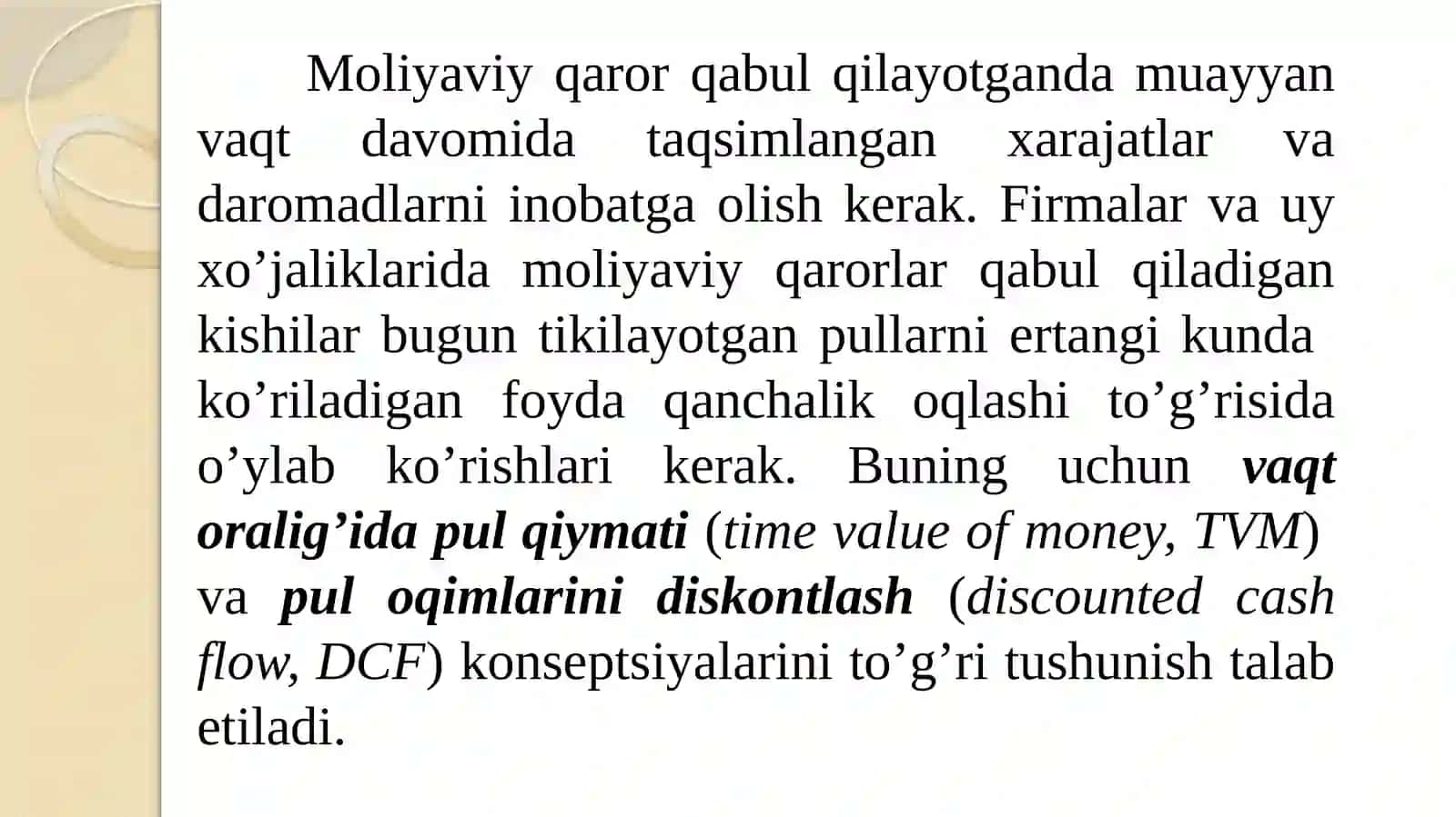 Murakkab foizlar va ularni hisoblash 2