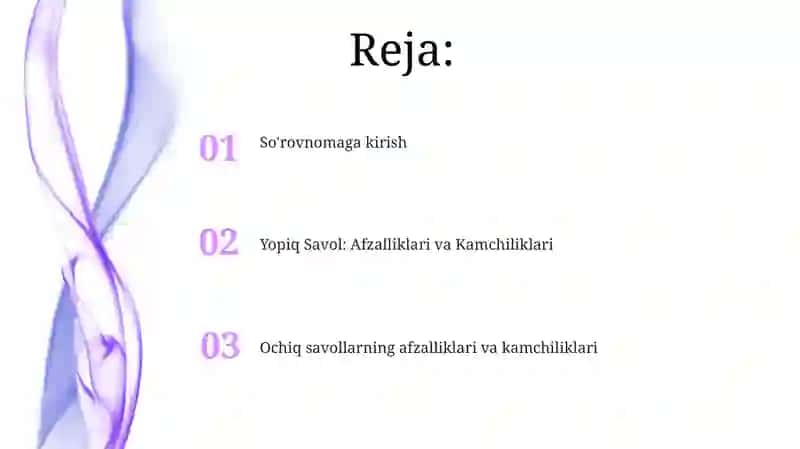 So'rovnomalar 2