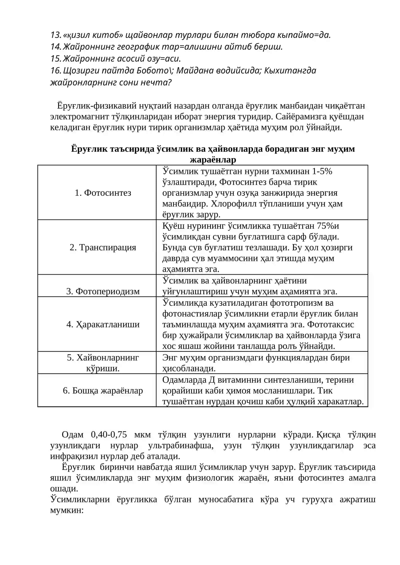 Усимликлар 2